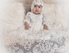 Copy of Reserved for Faith -  Stellina Christening gown, christening gown baby girl, baptism dress for baby girl