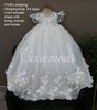 Queen of Grace Christening gown, christening gown baby girl, baptism dress for baby girl