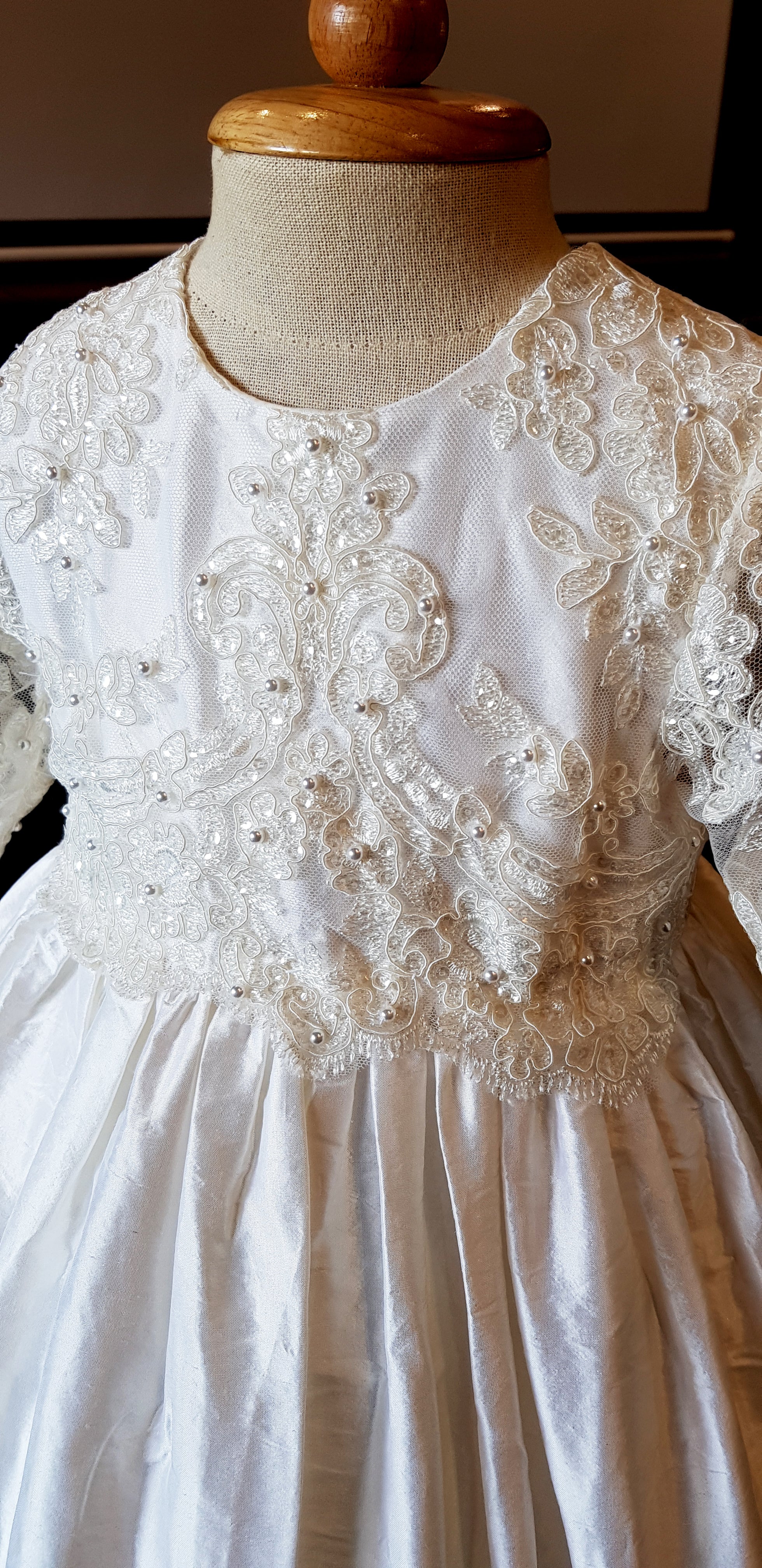 Baby hotsell silk gown