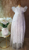 Lila - Sequined Milky white Christening gown | Comes with bonnet