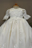 Stellina Christening gown, christening gown baby girl, baptism dress for baby girl