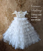 Zara girls christening gown - Christening Dress | Baptism dress for baby girl | Girls Christening Gown