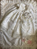 Chloe - Sequined Lace Christening Gown, Baptism dress, Girls Christening Gown set