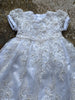 Laura PEARL BEADED Christening gown | Girls Christening gown | Baby girl baptism dress | Gown, Bonnet, shoes and shipping Included