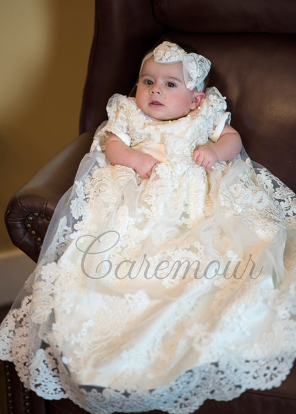 Adore baby Christening gown.