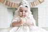 Baby Valentina Christening gown set | Christening gown for girl | White Christening gowns | Christening Gown and Bonnet Set | baptism gown