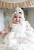Baby Valentina Christening gown set | Christening gown for girl | White Christening gowns | Christening Gown and Bonnet Set | baptism gown