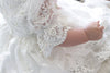 Baby Valentina Christening gown set | Christening gown for girl | White Christening gowns | Christening Gown and Bonnet Set | baptism gown