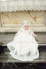 Baby Valentina Christening gown set | Christening gown for girl | White Christening gowns | Christening Gown and Bonnet Set | baptism gown